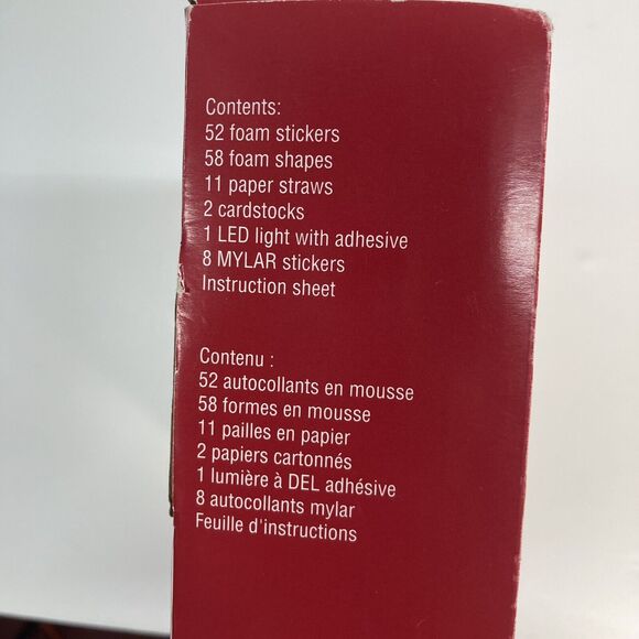 Creatology Christmas Train Craft Set Foam Lights Up Ages 6+ Santa Reindeer New - Picture 7 of 10